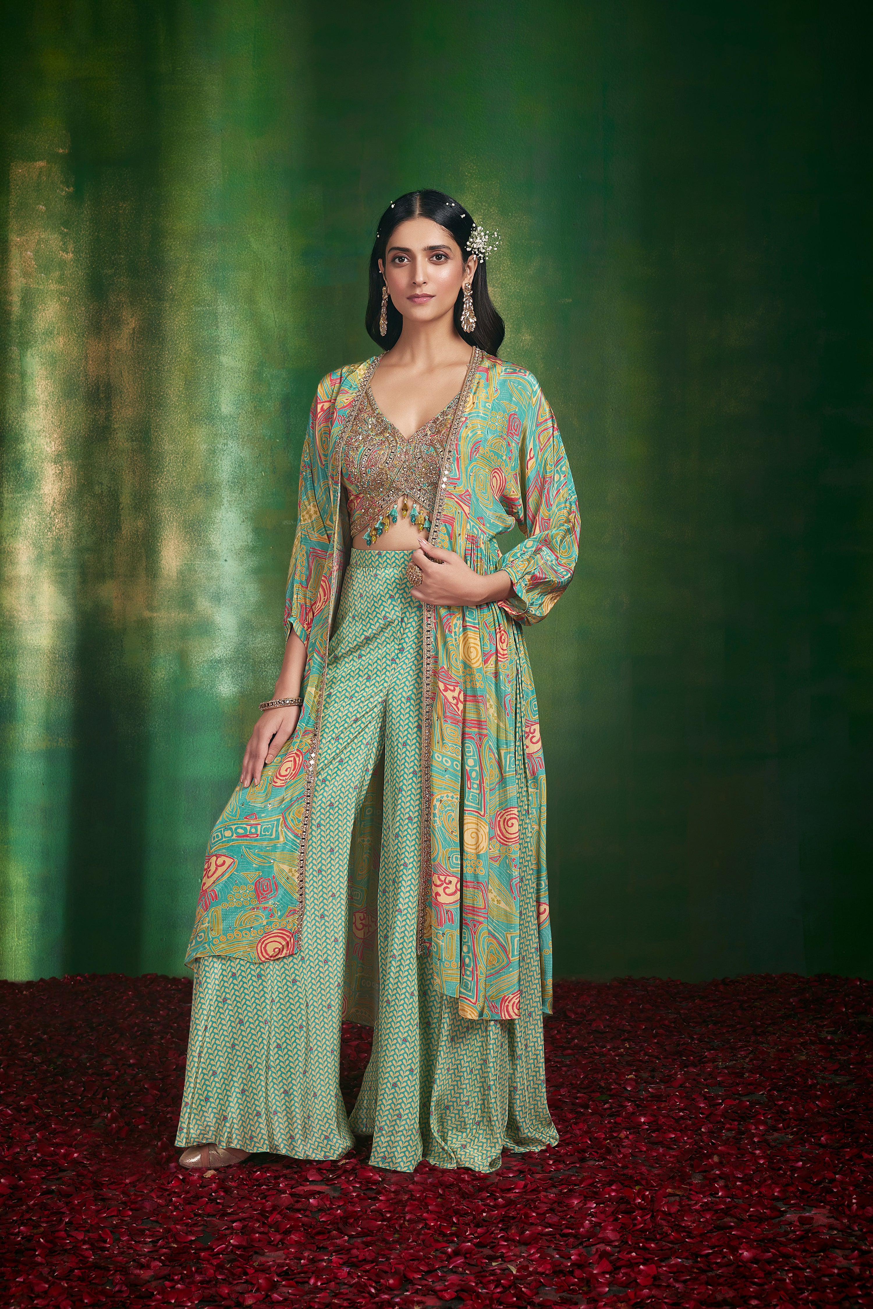 Enchanted Emerald Sharara