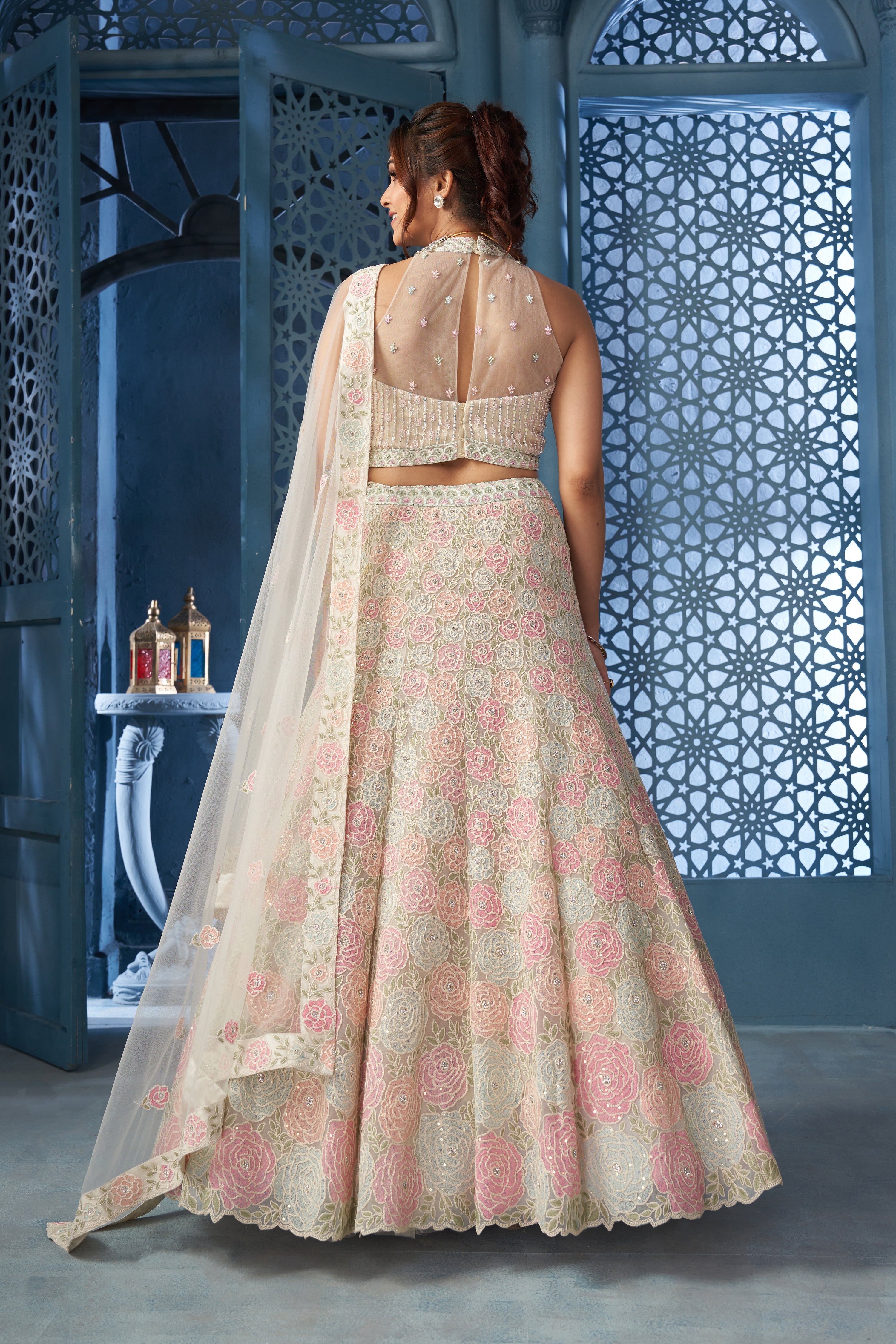 Pastel Rose lehenga