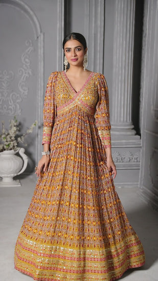 wedding, wedding outfit, brides, bridesmaids, blouse, indian outfit, indian wear, traditional, Pink Anarkali Suit, Anarkali Gown, Green Ethnic Dress, Traditional Anarkali, Ethnic Anarkali, Ensemble , Anarkali Outfit, Anarkali Lehenga, Anarkali Set, Anarkali Salwar, Mustard Anarkali Attire, yellow, yellow anarkali