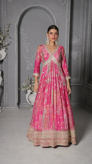 wedding, wedding outfit, brides, bridesmaids, blouse, indian outfit, indian wear, traditional, Pink Anarkali Suit, Anarkali Gown, Pink Ethnic Dress, Traditional Anarkali, Ethnic Anarkali, Ensemble Pink, Anarkali Outfit, Anarkali Lehenga, Pink Anarkali Set, Anarkali Salwar, Pink Anarkali Attire